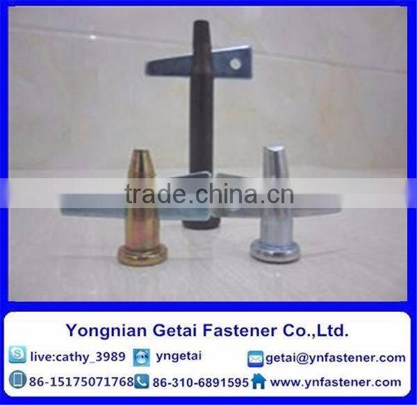 Steel formwork wedge pin zinc HDG Grade 4.8