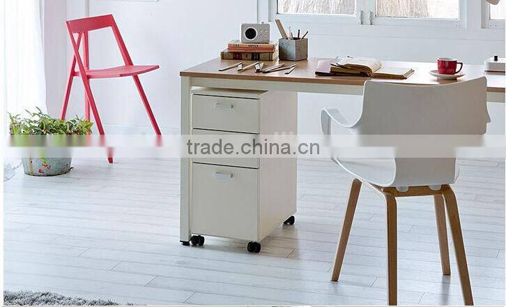 simple steel wood computer desk of modern design