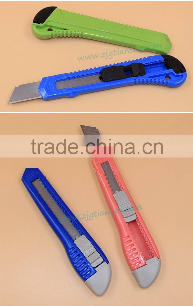Free sample Plastic Box Cutter Safety Knife Office,Portable Mental Art Knife factory,Utility cutter safety knife Tool for office