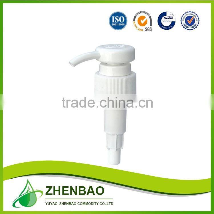 Top sale guaranteed quality hand soap lotion pump 28/410 smooth from Zhenbao factory
