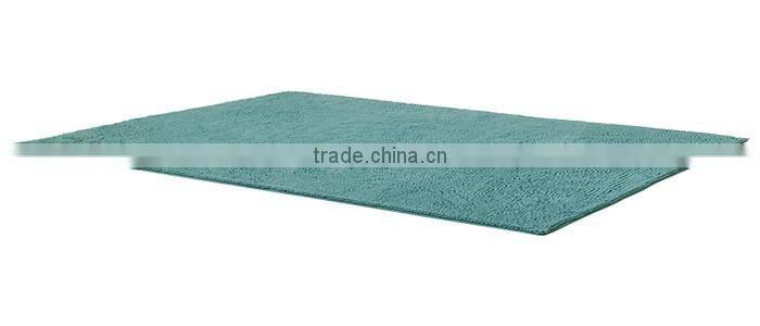 short pile polyester microfiber chenille door carpet