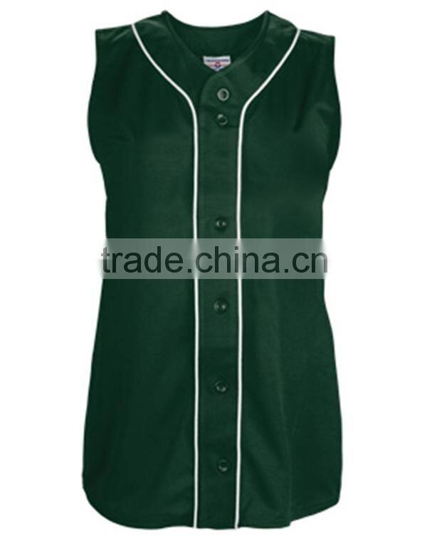 wholesale blank plain red cheap softball uniforms