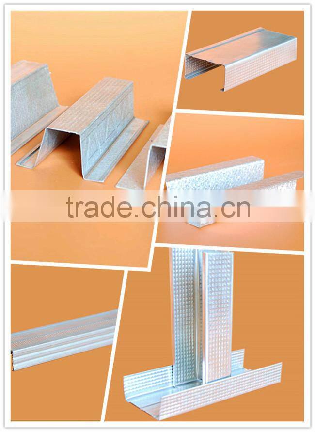 Galvalume metal stud &track &u channel for Indonesia