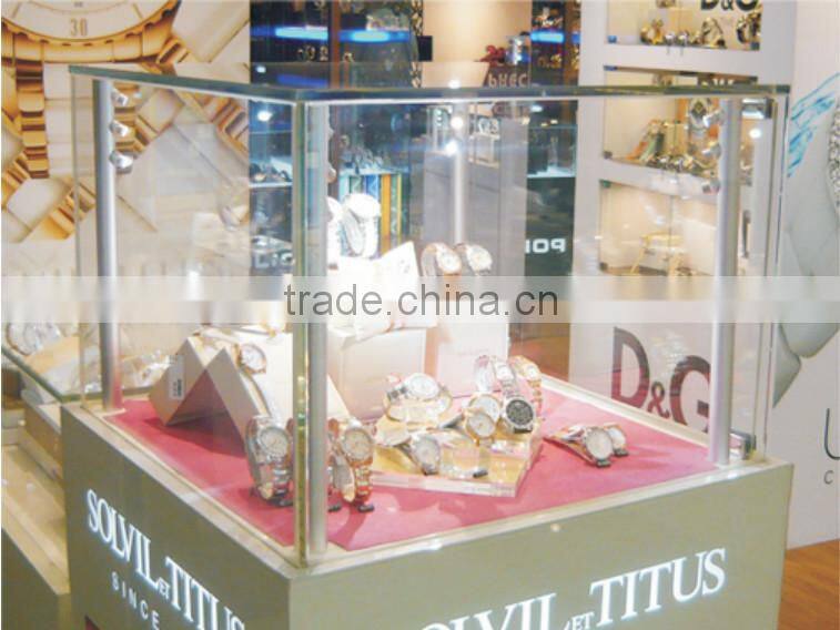 Brilliant lighting 360 degree rotatable disassmble 4*1w standing led window showcase jewelry light BW8102A