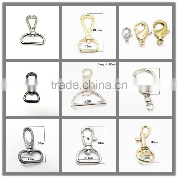 Rose Gold 25mm Metal Swivel Lobster Clasps Hook