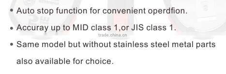 Steel tape measure with stainless steel case