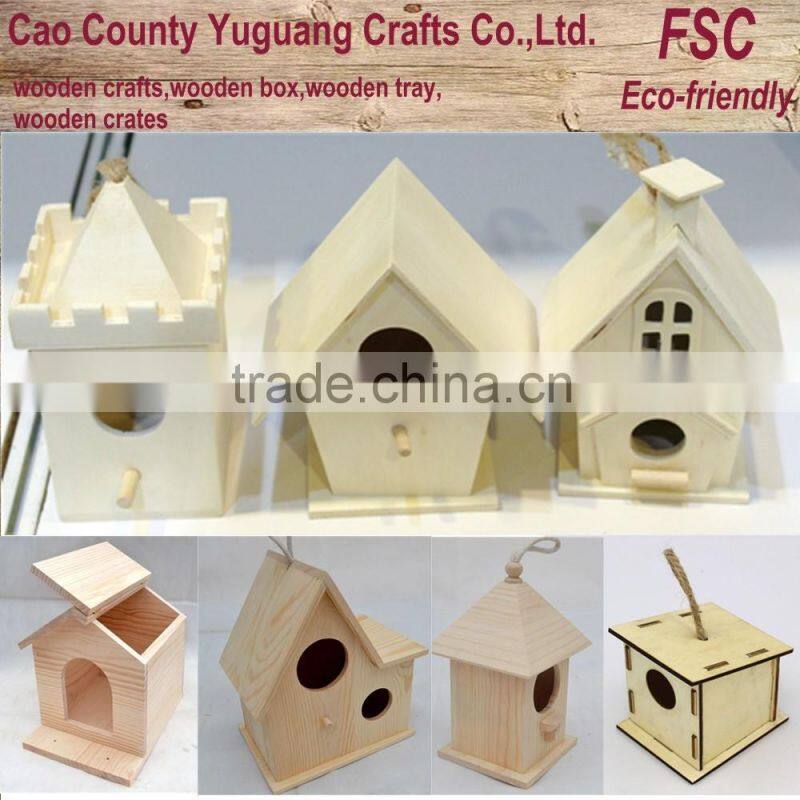 Wooden Bird House/ Wooden Bird Cage/Pet House