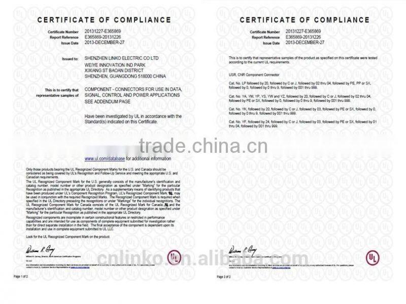 USB connector panel mount female socket with cable