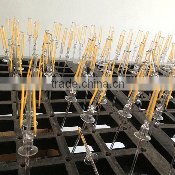 A60 4W E27 LED Filament Bulb 360 degree with high lumen CE,ROHS,ERP,GS