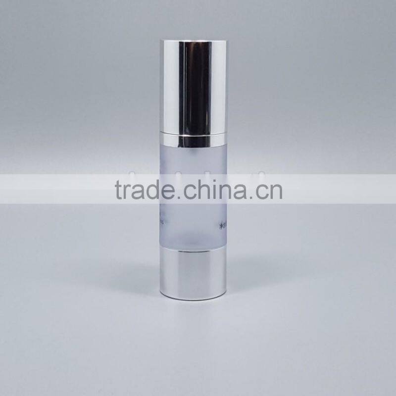 screen printing surface handling and cosmetic bottles skin care use plastic cosmetic airless pump bottles