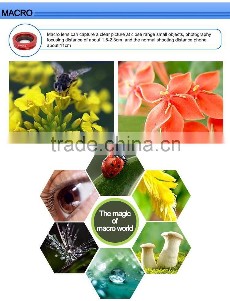 clip 3 in 1 lens for cell phone