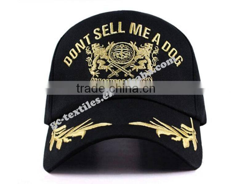 China supplier alibaba 100% cotton twill big fashion flat embroidery design baseball cap with velcro back