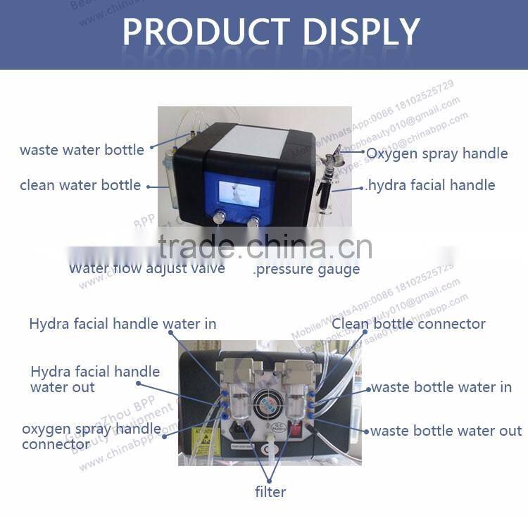 factory hydra dermabrasion facial machine / hydro microdermabrasion facial machine /water dermabrasion beauty