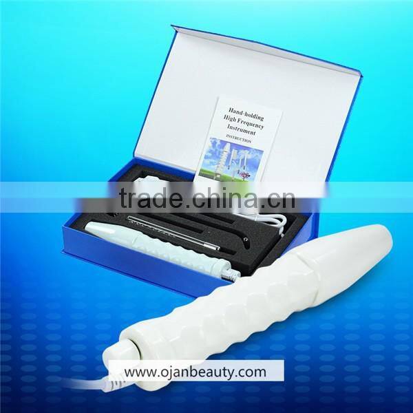 High Quality Portable High Frequency D'arsonval + 4 Red Ray Electrodes Spot Remover Alta Hot Tub Facial Skin Care Spa