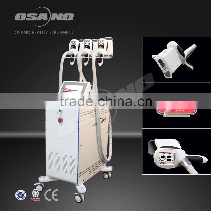 Professional Anti-Obesity Fat Freeze Cryolipolysis Equipment With 3 Cryo handles