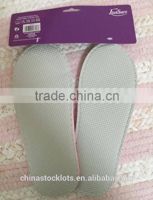 China stocklots buy excess inventory ladies slippers for home use