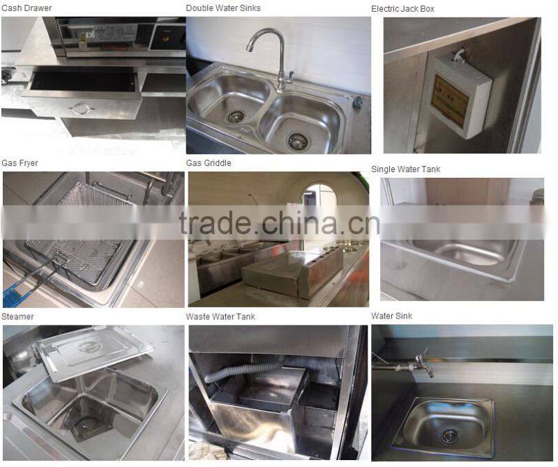 Made In China Mobile Ice Cream Cart Hot Sale Customized Logo Street Fast Food Trailer