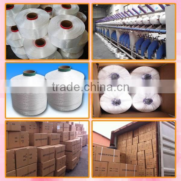 High Tenacity 1200D Pp Yarn Twisted  For Sewing Bag