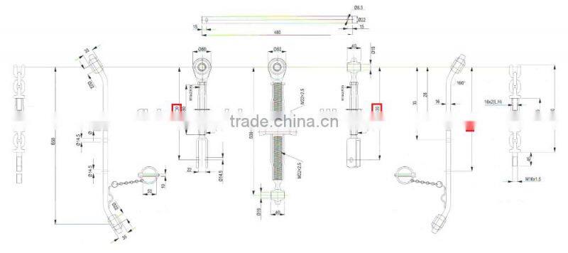 FACTORY PRICE KUBOTA LINKAGE, TOPLINK ASSEMBLY, KUBOTA PARTS FOR SALES