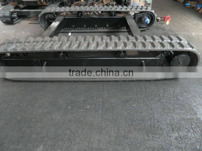 0.5 T- 120T Crawler machine track undercarriage /Rubber Track Chassis