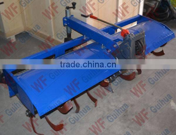 Rotary tiller for 2 Wheel Drive mini tractor