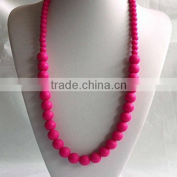 giraffe teether baby chewing teething necklace silicone jewelry