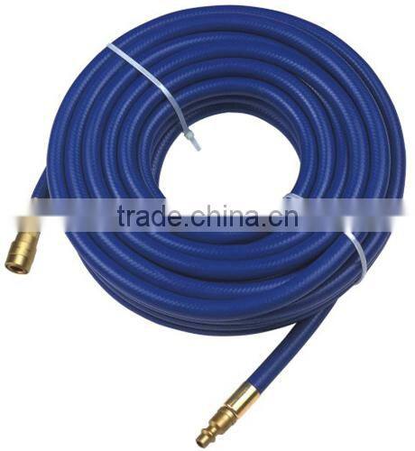 pvc air hose with brass male or female connectors / for garden hose