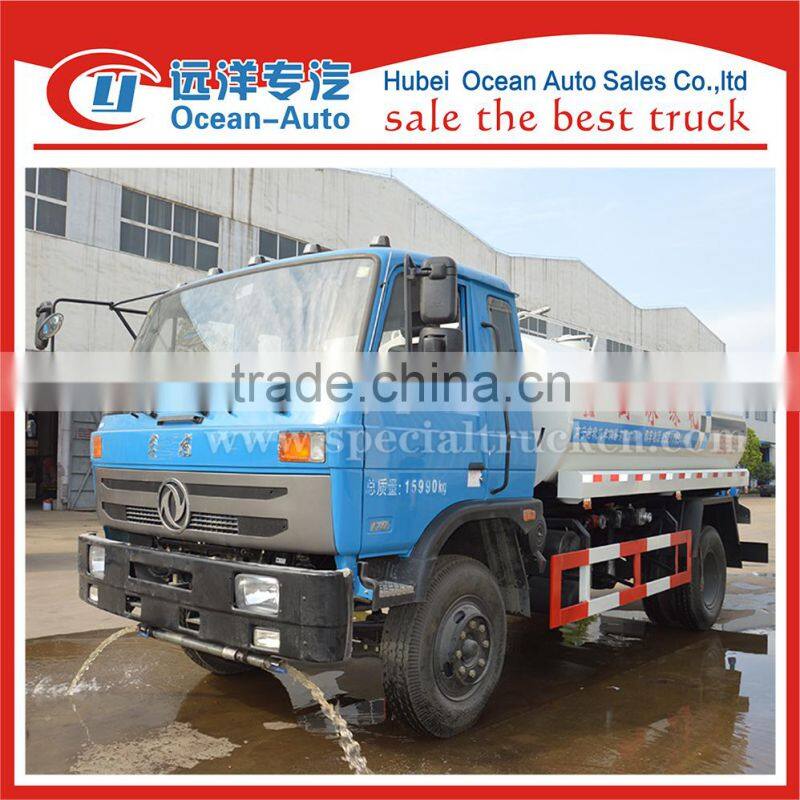 Dongfeng 4X2 manual gearbox 10000L water tankers price