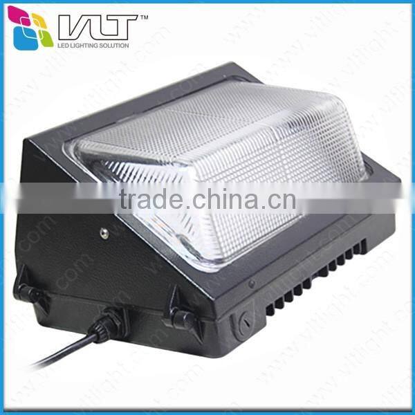 Aluminum body high lumen 75w led wall pack light outdoor