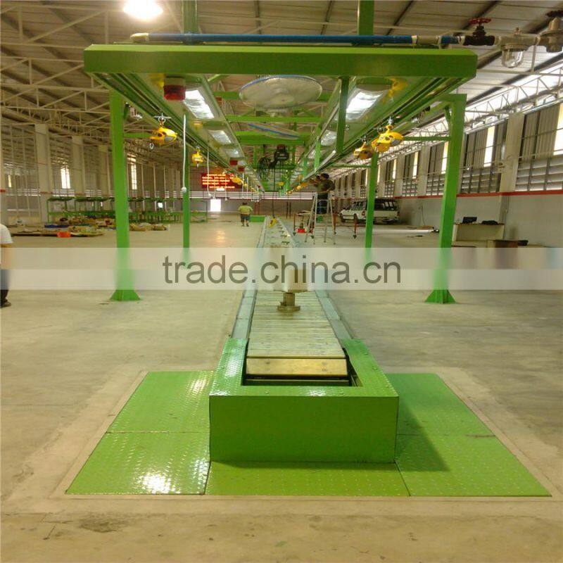 automatic motorcycle assembly line