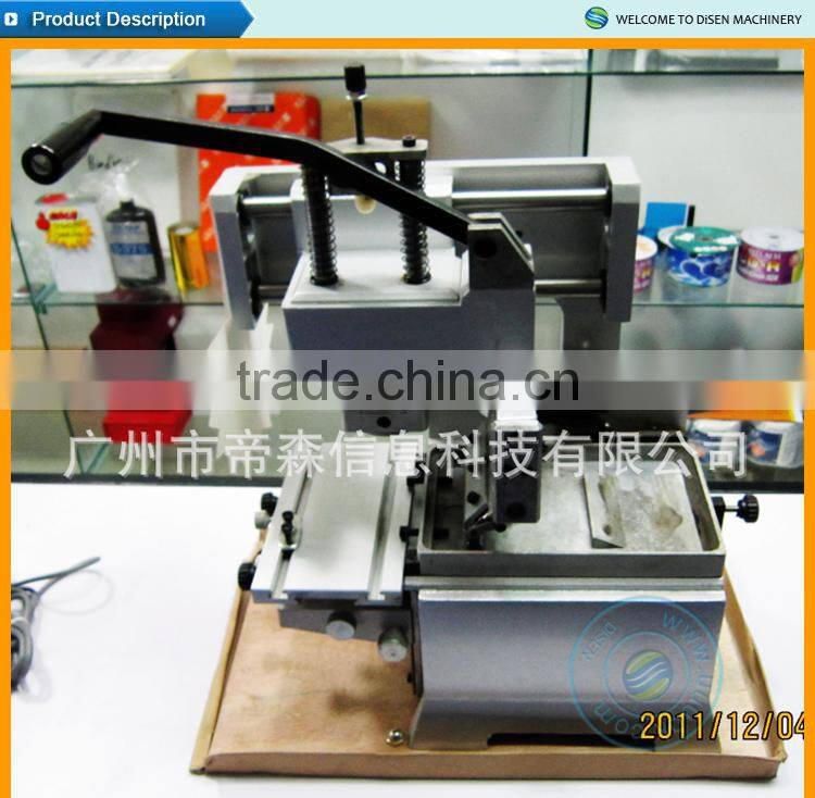 Tabletop one color manual pad printer