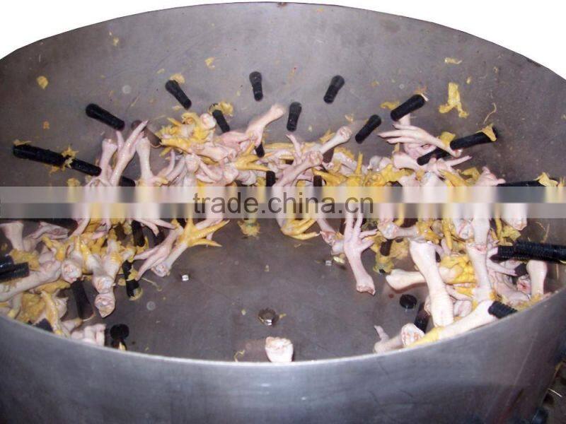 automatic chicken feet processing machine duck chicken feet pawl cleaning slaughting machine