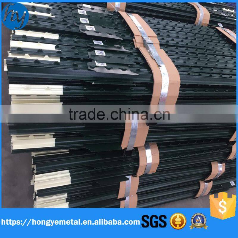 Hot dipped Galvanized Steel Fence T Post Exported To US