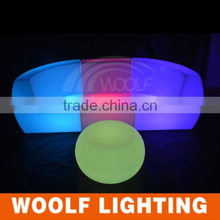 Waterproof Color Changing led sofa furniture