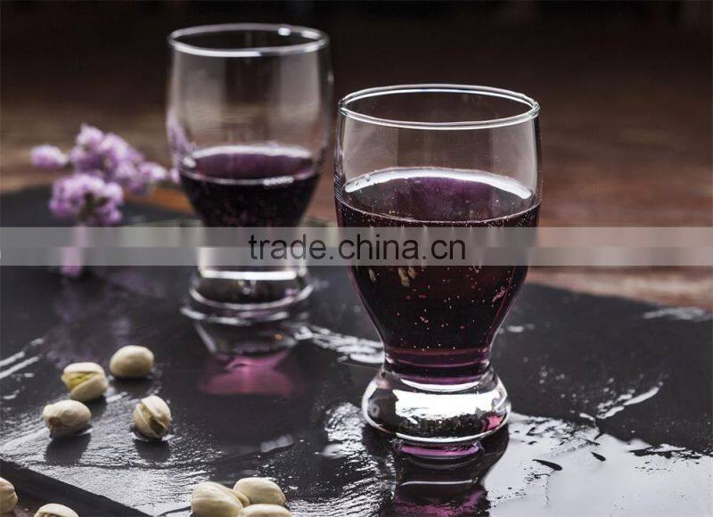 270ml clear glass cup for water and beverage