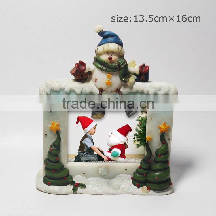 Custom Beautiful Resin Polyresin Christmas Photo Frame