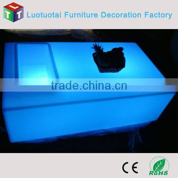 commercial led furniture/illuminated tea/coffee table