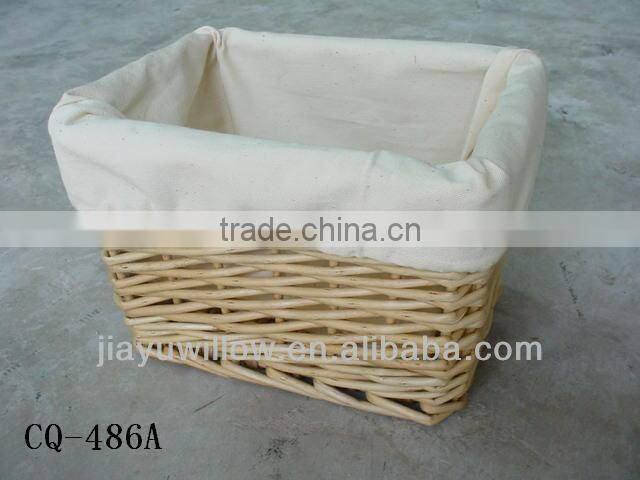 small willow wicker storage basket for decorations