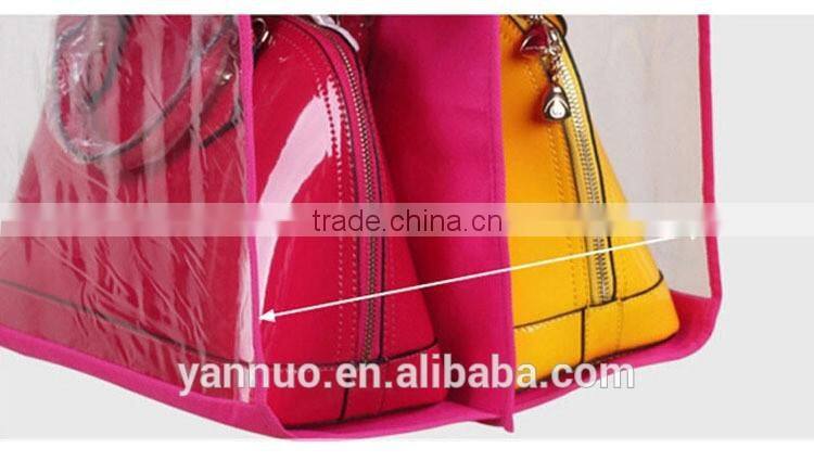 Double Transparent storage Bag, Hanging Bag Organizer