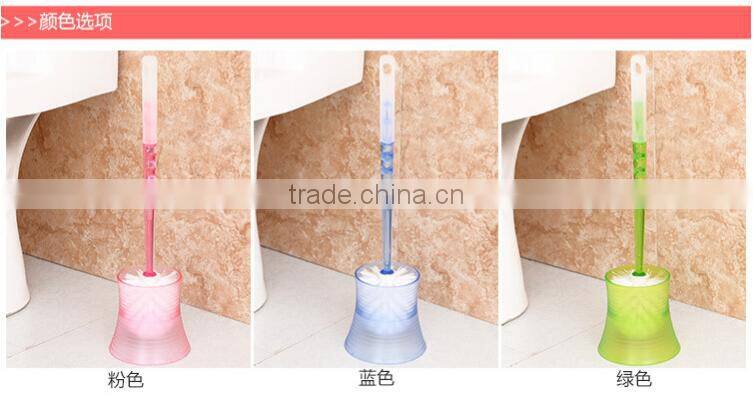 Q096 family bathroom curved handle toilet brush with holder