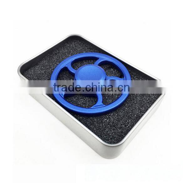 Hot selling bearing circle fidget spinner and high speed metal round hand spinner