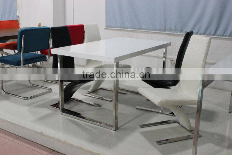 chrome dining room chairs