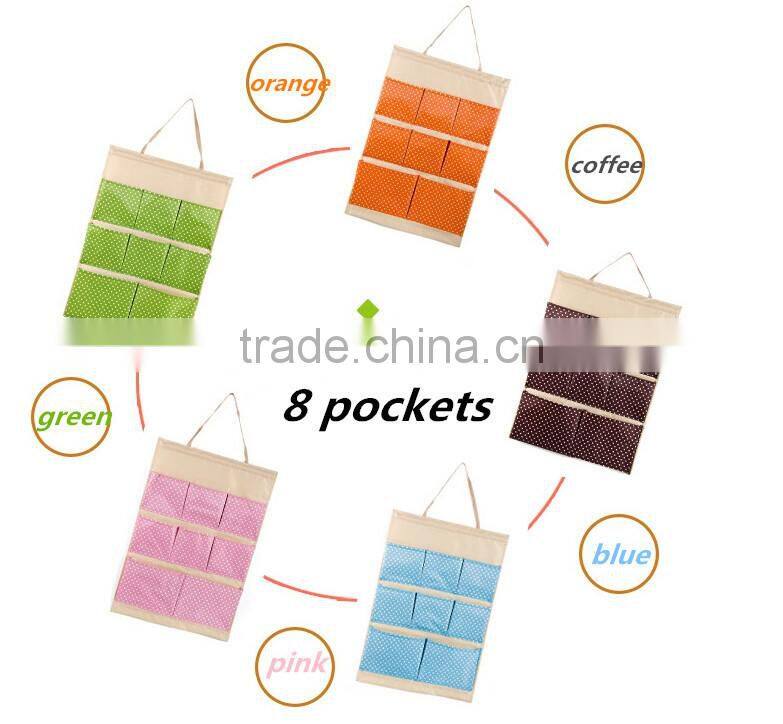 Foldable hanging wall storage pocket storage organizer oxford various styles