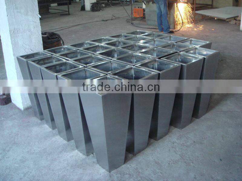 FO-9010 Stainless Steel Flower Pot for Garden Decor