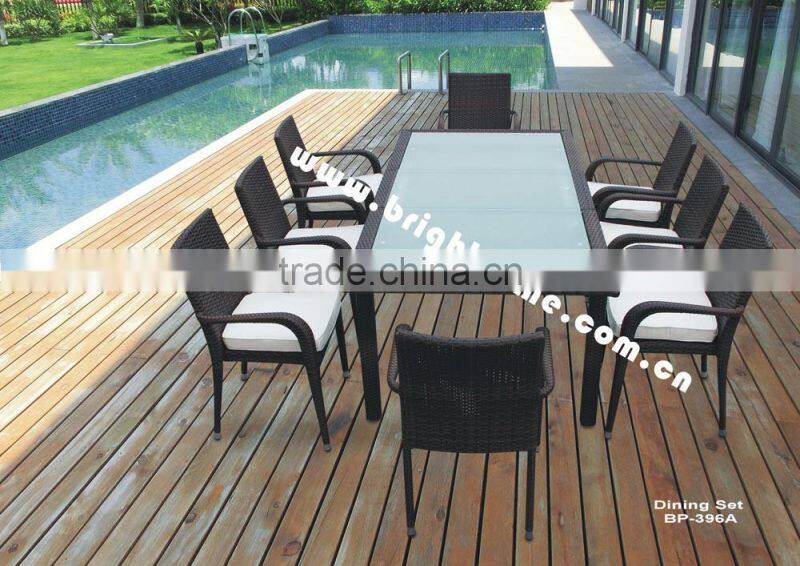 Aluminum Aluminium Dining Rattan Outdoor Garden Furniture