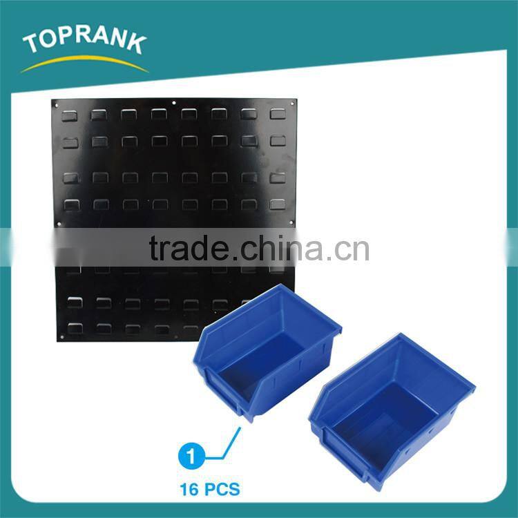 High quality wall mounted storage box plastic stackable storage bins
