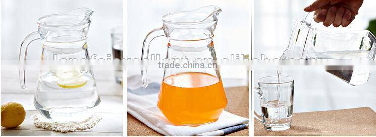 Hot selling good quality glass drinking water juice jug & insulated milk jug