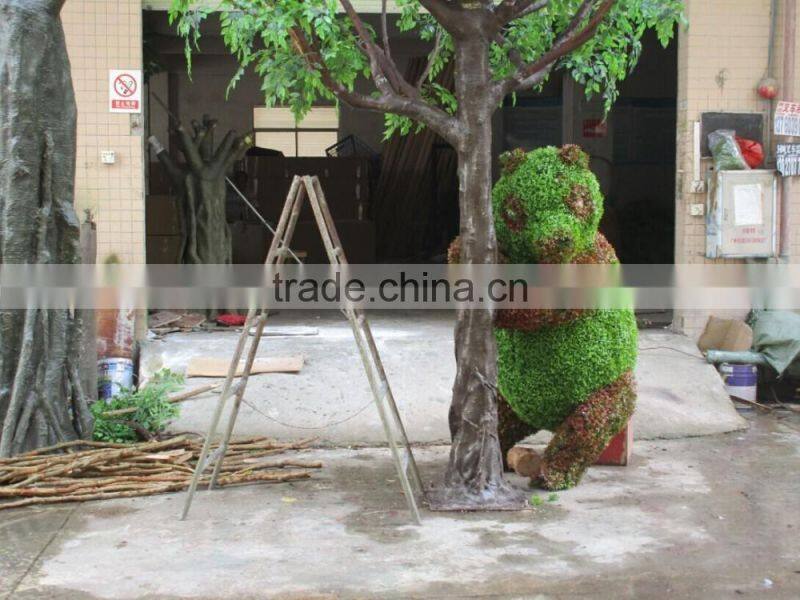 Artificial banyan tree with grass animals for sale