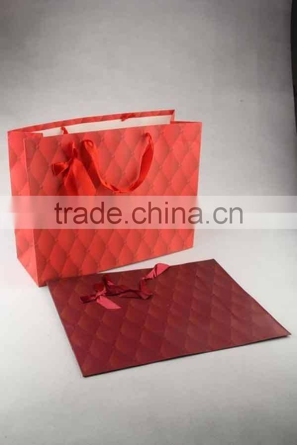 Foldable Gift Bag With Bowknot/ Shopping Bag