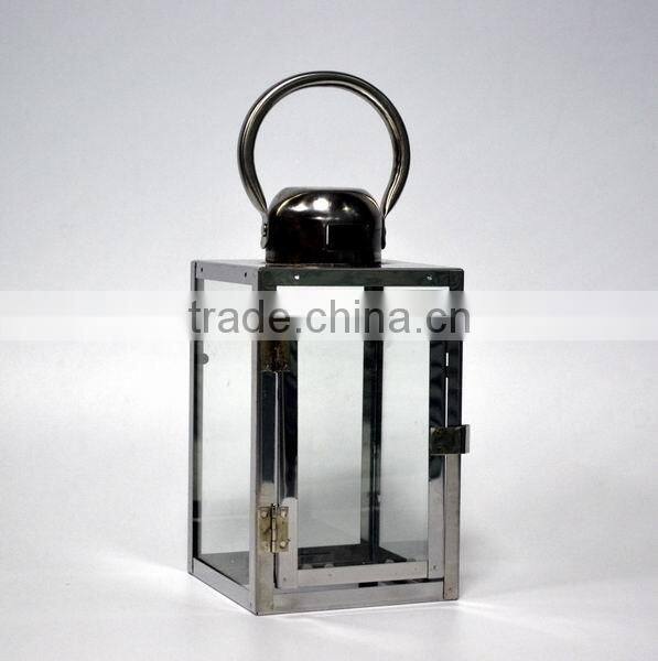 Stainless steel candle lantern